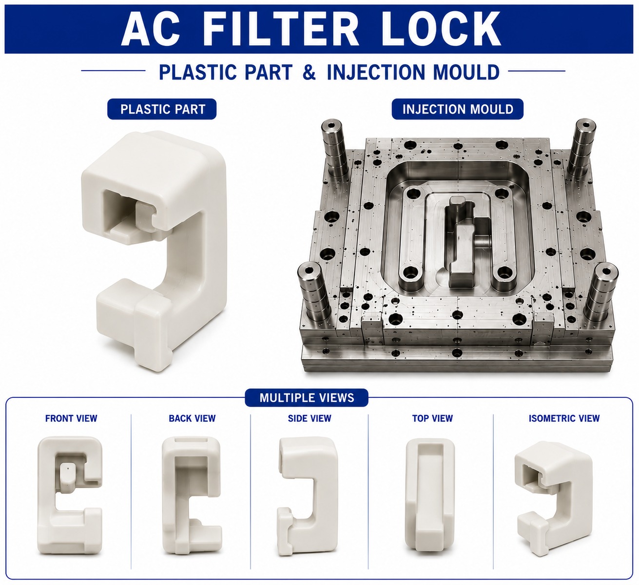 AC Plastic Filter Lock